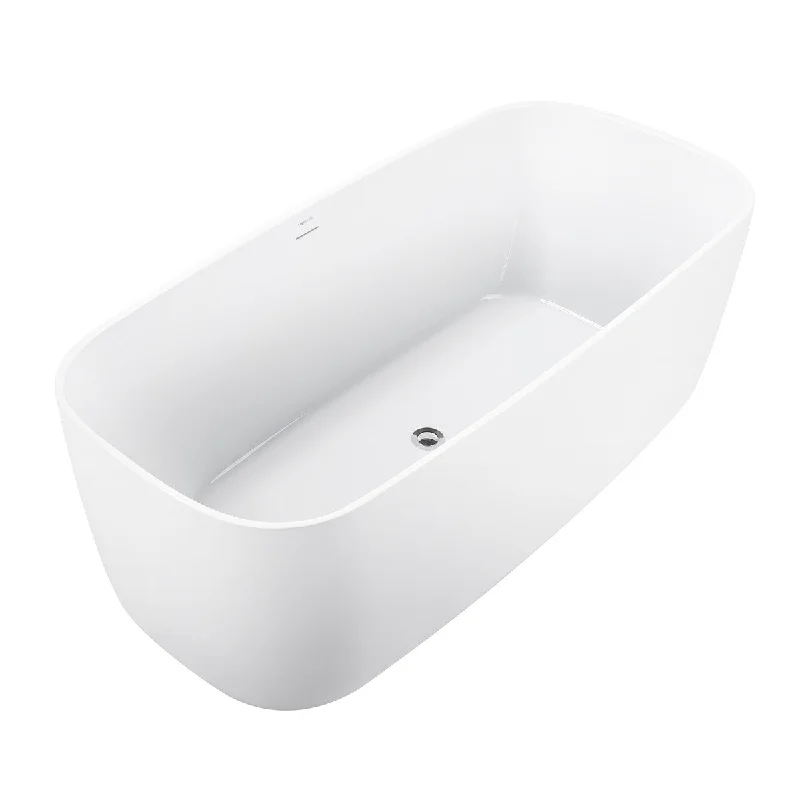 EPOWP Acrylic Freestanding Bathtub white bathtub Soaking Tub