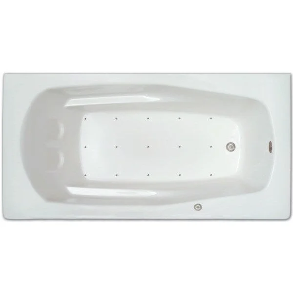 Signature Bath White Acrylic Drop-in Air Tub