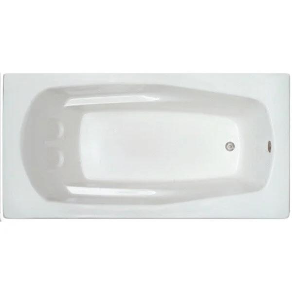 Signature Baths White Acrylic 66-inch x 32-inch x 17.5-inch Drop-in Bathtub