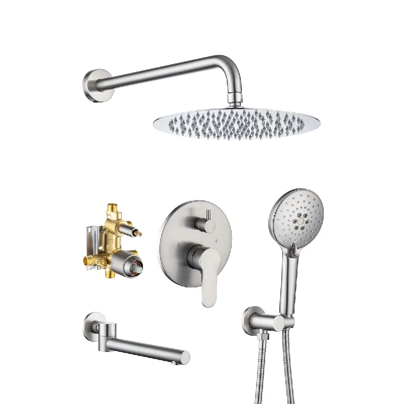 VANITYFAIR Tub Shower Faucets Sets Complete Bathtub Shower System