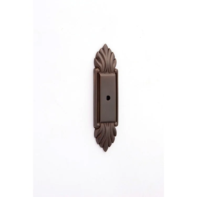 Backplate Fiore 4 Inch Chocolate Bronze Brass