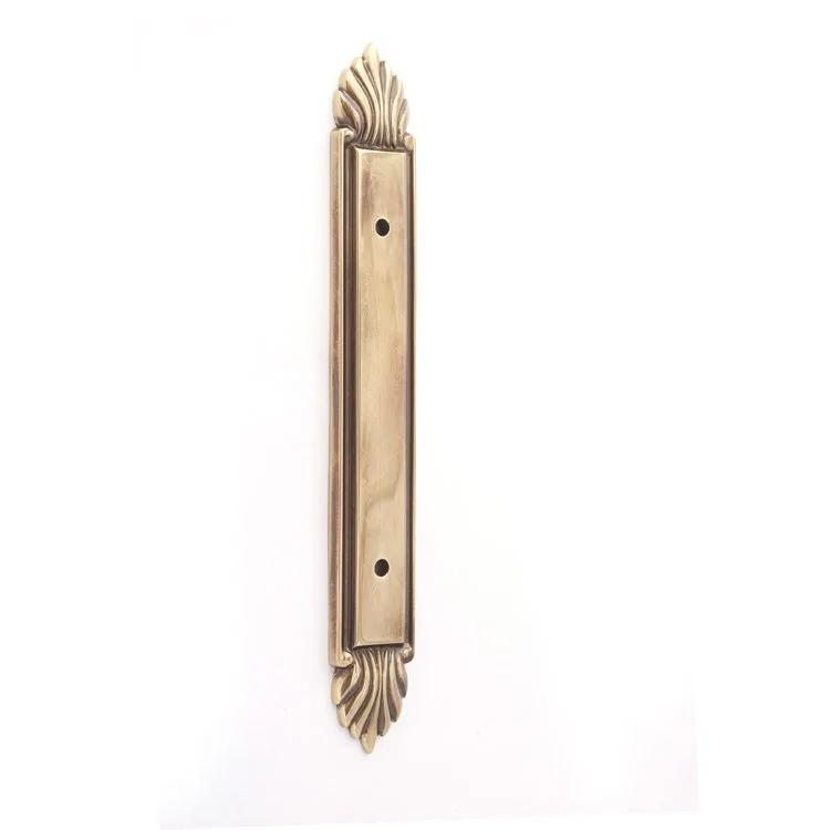 Backplate Fiore 7-3/8 Inch Unlacquered Brass for A1476-35