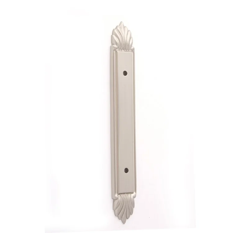 Backplate Fiore 7-3/8 Inch Satin Nickel Brass for A1476-35