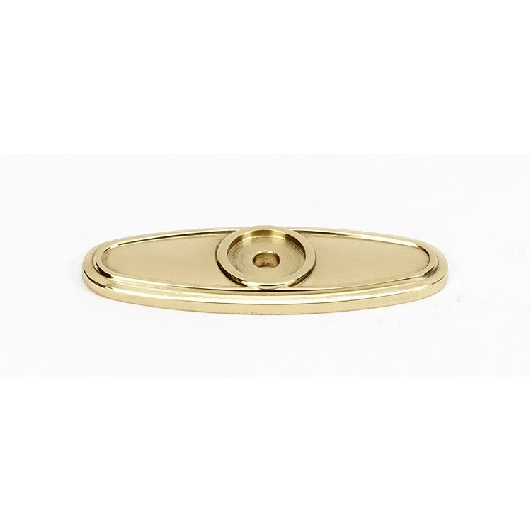 Backplate Classic Traditional 2-1/2 Inch Polished Brass