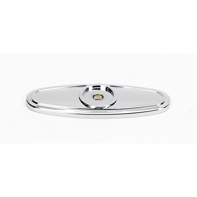 Backplate Classic Traditional 2-1/2 Inch Polished Chrome Brass