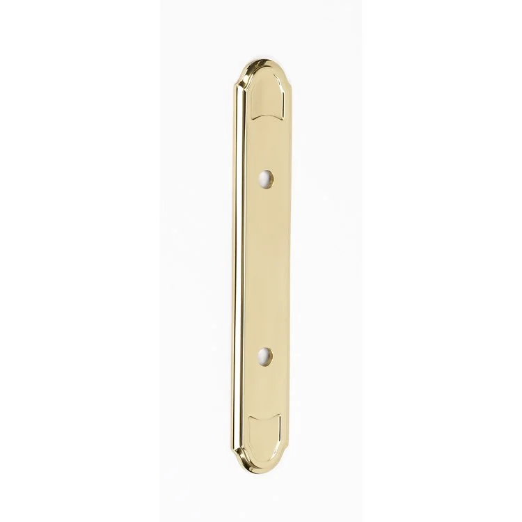 Backplate Classic Traditional 7-3/4 Inch Unlacquered Brass for A1567-35