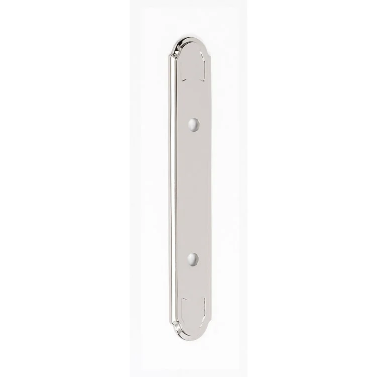 Backplate Classic Traditional 7-3/4 Inch Polished Nickel Brass for A1567-35