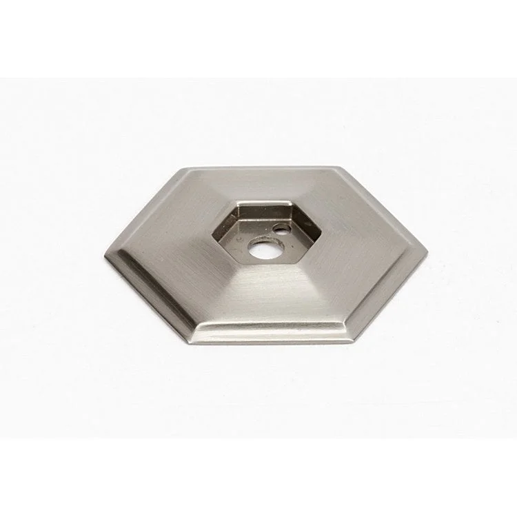 Backplate Nicole 1-1/2 Inch Satin Nickel Brass