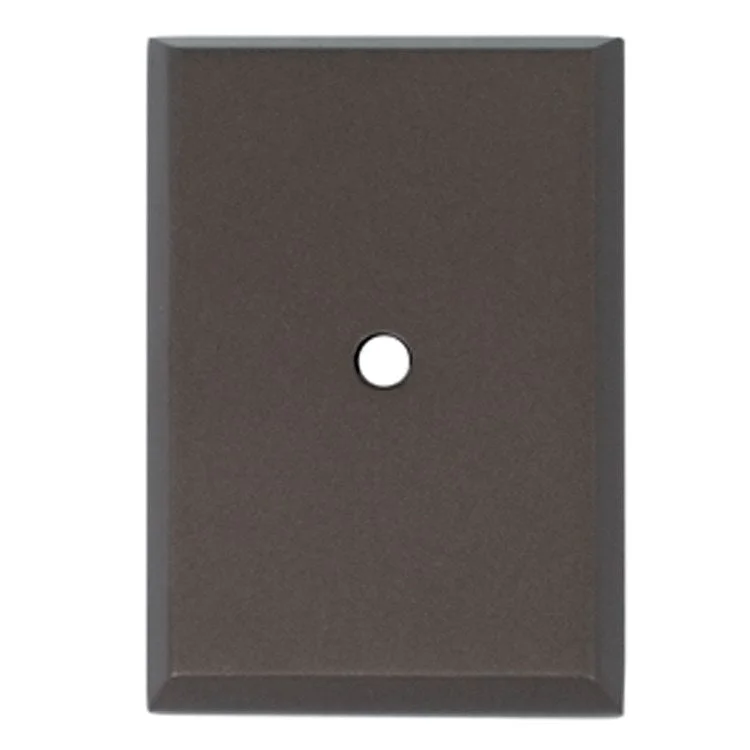 Backplate A610-14 1-1/4 x 1-7/8 Inch Chocolate Bronze Brass