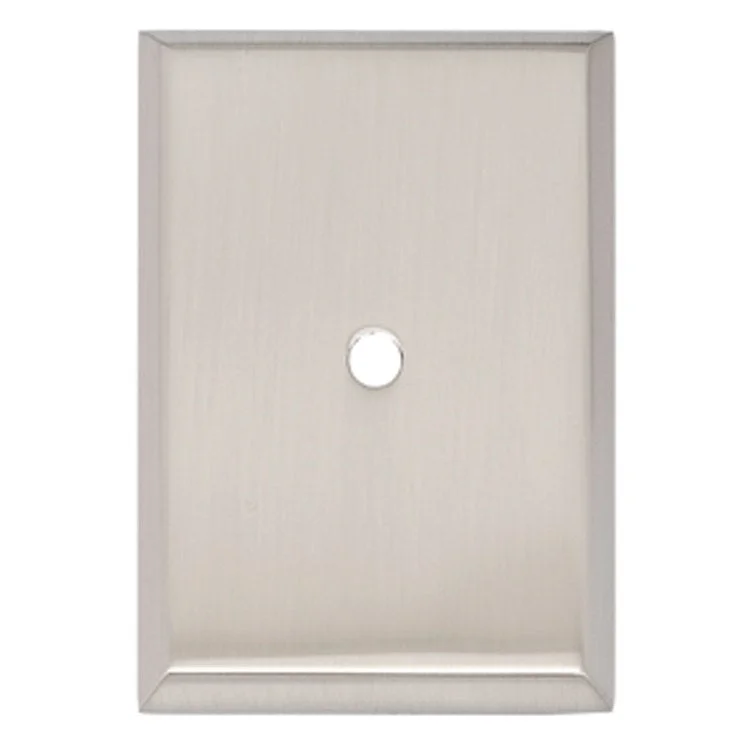 Backplate A610-14 1-1/4 x 1-7/8 Inch Satin Nickel Brass