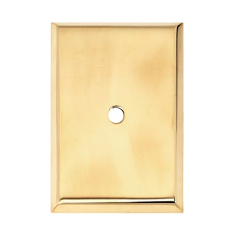 Backplate A610-45 1-3/4 x 2-5/8 Inch Unlacquered Brass