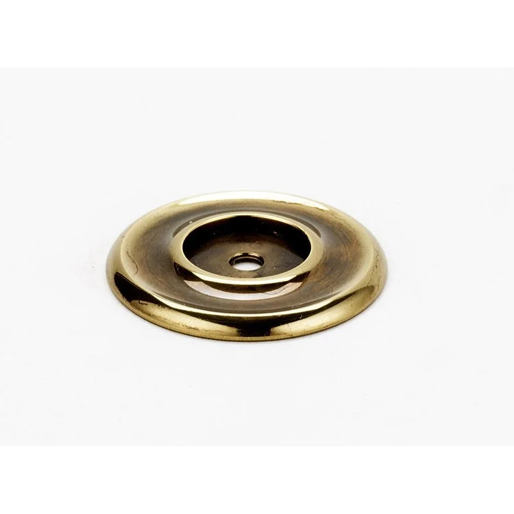 Backplate A615-14 1-1/4 Inch Polished Antique Brass