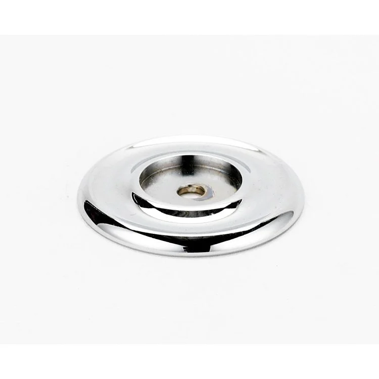 Backplate A615-14 1-1/4 Inch Polished Chrome Brass