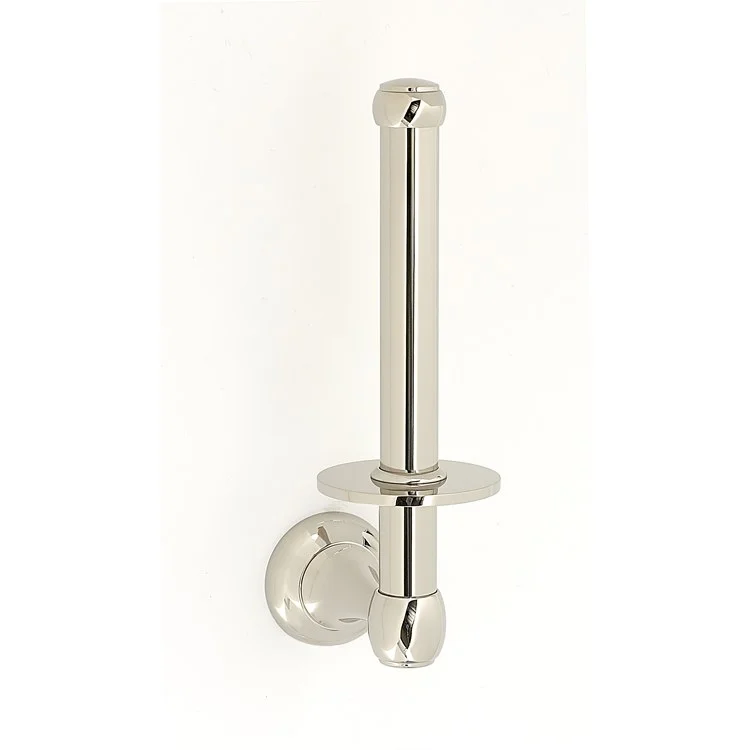 Toilet Paper Holder Royale Bath Reserve Polished Nickel Brass 7-15/16 Inch 3-1/8 Inch Wall Mount