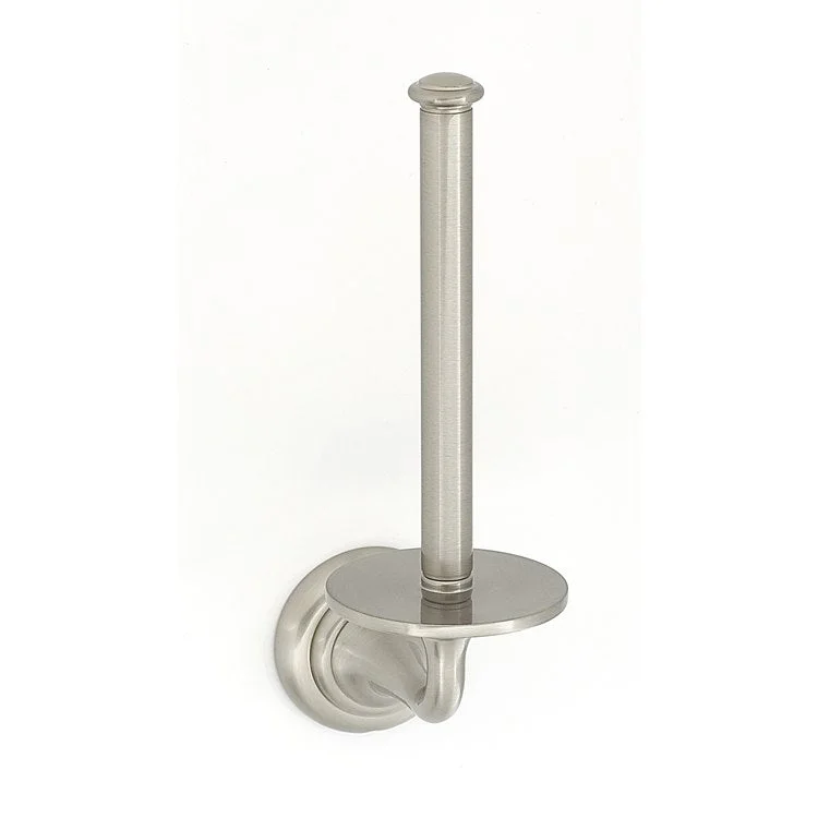 Toilet Paper Holder Charlie's Bath Reserve Satin Nickel Brass 6-3/4 Inch 2-13/16 Inch Wall Mount