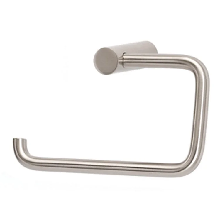 Toilet Paper Holder Spa 1 Bath Single Post Satin Nickel Brass 5-1/2 Inch 2-1/8 Inch Wall Mount