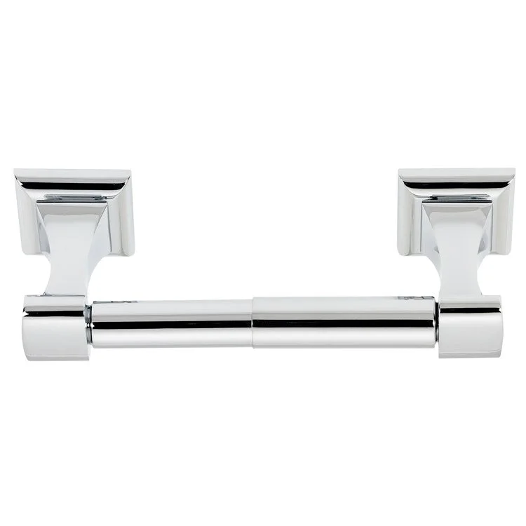 Toilet Paper Holder Manhattan Bath Polished Chrome 8-1/4 Inch 3-1/4 Inch Wall Mount