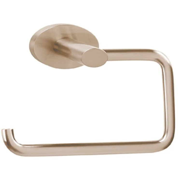 Toilet Paper Holder Contemporary 3 Bath Single Post Polished Nickel 5-1/2 Inch 3-1/8 Inch Wall Mount