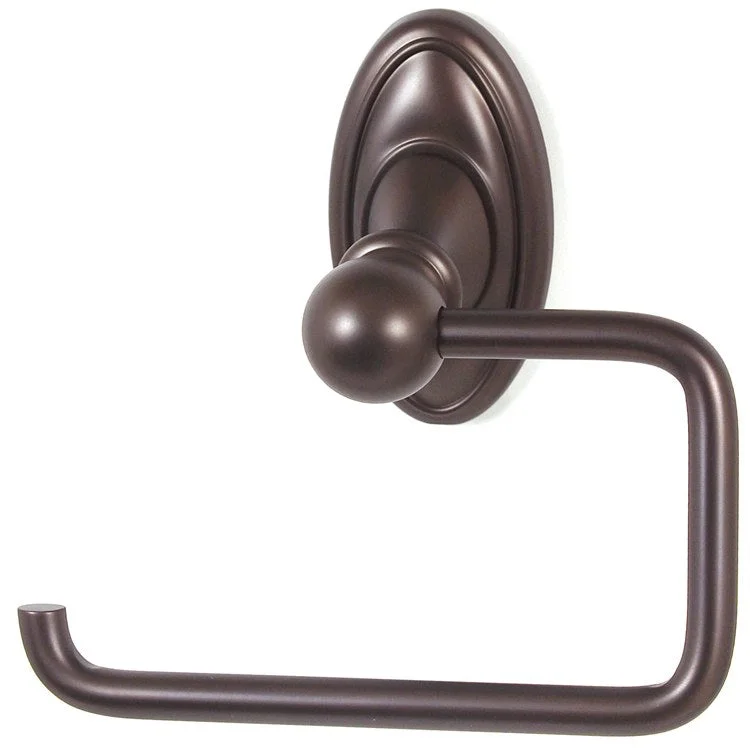 Toilet Paper Holder Classic Traditional Bath Single Post Chocolate Bronze 5-1/2 Inch 3-1/4 Inch Wall Mount