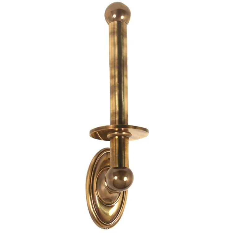 Toilet Paper Holder Classic Traditional Bath Reserve Polished Antique Brass 9 Inch 3-3/4 Inch Wall Mount