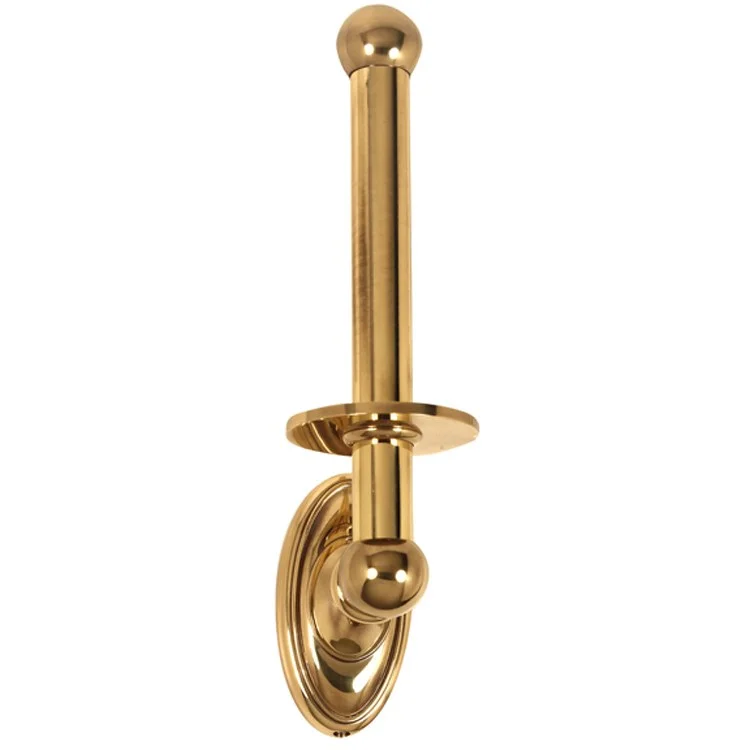 Toilet Paper Holder Classic Traditional Bath Reserve Polished Brass 9 Inch 3-3/4 Inch Wall Mount