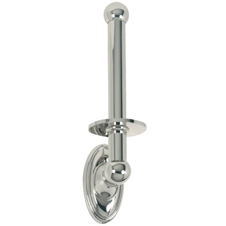 Toilet Paper Holder Classic Traditional Bath Reserve Polished Chrome Brass 9 Inch 3-3/4 Inch Wall Mount