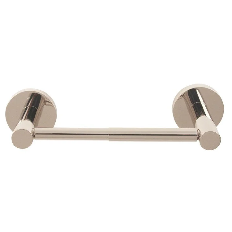 Toilet Paper Holder Contemporary I Bath Polished Nickel Brass 6-1/4 to 8-3/4 Inch 3-1/16 Inch Wall Mount