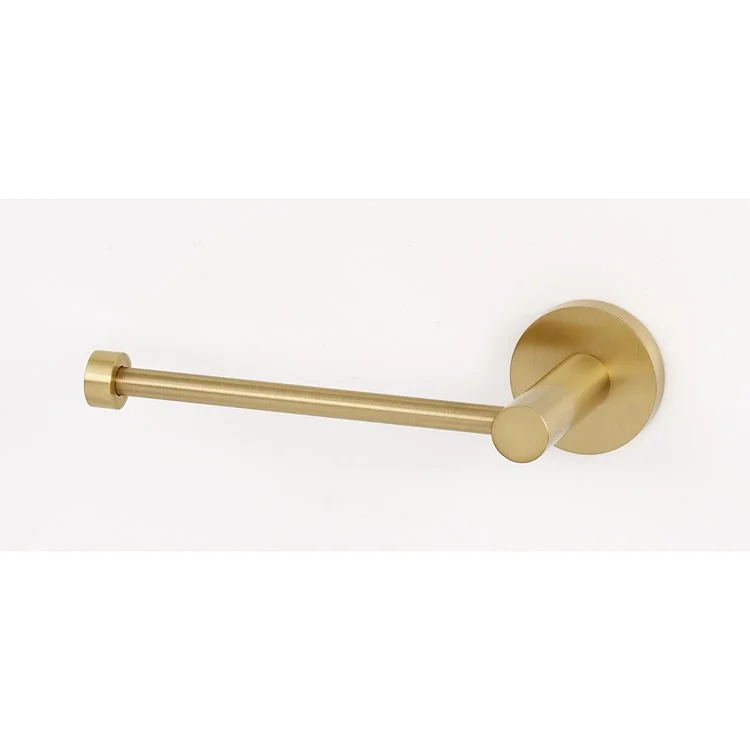 Toilet Paper Holder Contemporary I Bath Universal Satin Brass 6-7/8 Inch Wall Mount