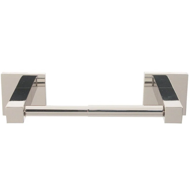 Toilet Paper Holder Contemporary ll Bath Polished Nickel Brass 6-1/4 to 8-3/4 Inch 3-1/16 Inch Wall Mount