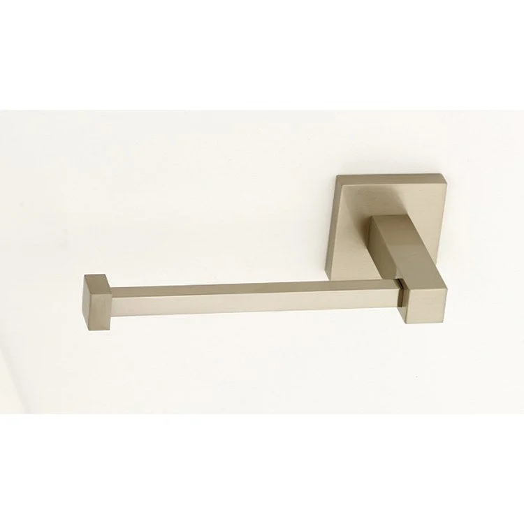 Toilet Paper Holder Contemporary ll Bath Universal Satin Nickel Brass 6-7/8 Inch Wall Mount