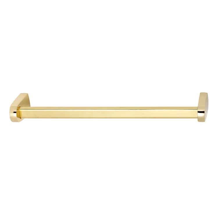 Towel Bar Euro Bath 18 Inch Polished Brass 3-1/8 Inch