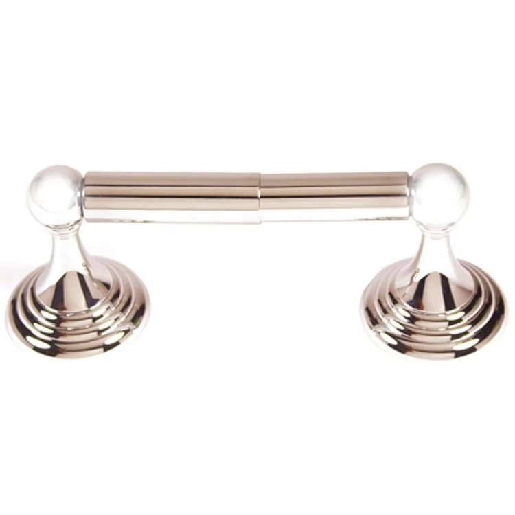 Toilet Paper Holder Embassy Bath Polished Chrome Brass 6-1/4 to 8-3/4 Inch 3-1/4 Inch Wall Mount