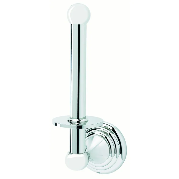 Toilet Paper Holder Embassy Bath Reserve Polished Chrome Brass 8-5/8 Inch 3-1/4 Inch Wall Mount