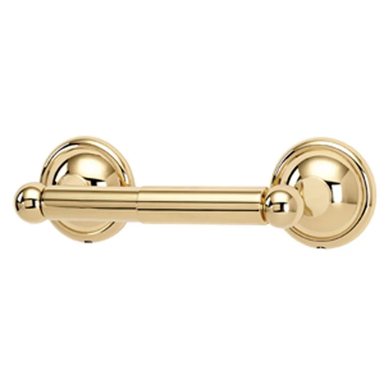 Toilet Paper Holder Yale Bath Polished Brass 6-1/4 to 8-3/4 Inch 3-1/8 Inch Wall Mount