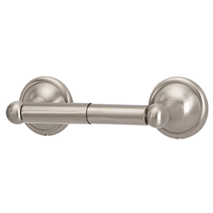 Toilet Paper Holder Yale Bath Satin Nickel Brass 6-1/4 to 8-3/4 Inch 3-1/8 Inch Wall Mount