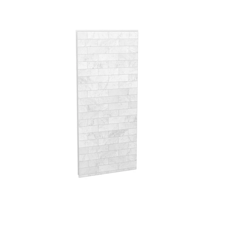 Back Wall Utile 36 x 1-1/8 x 80 Inch Marble Carrara Composite 36x1-1/8x80 Inch