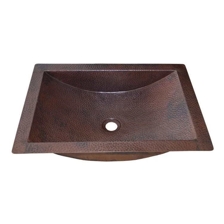 Avila 21" Rectangular Copper Undermount Bathroom Sink