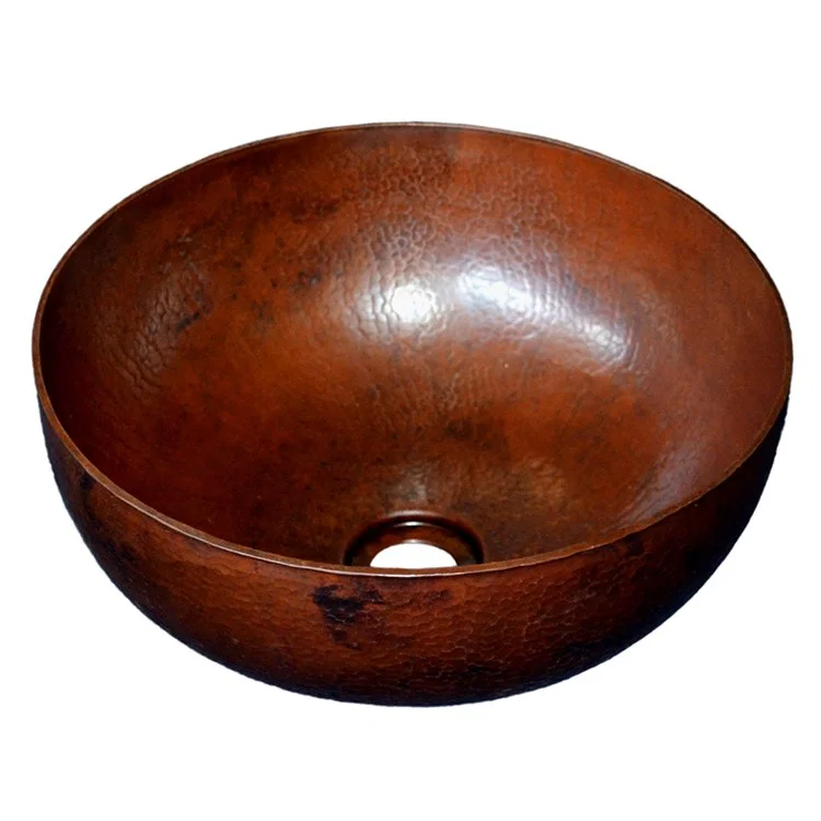 Maestro Petit 12-1/2" Copper Vessel Bathroom Sink