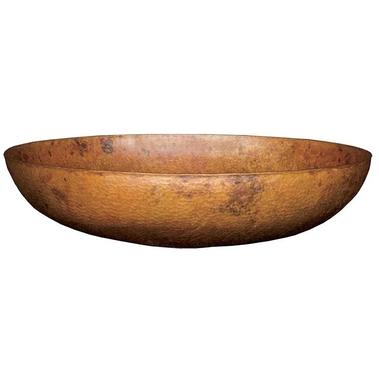 Maestro Sonata 17" Round Copper Vessel Bathroom Sink