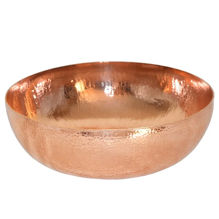 Maestro 16" Round Copper Vessel Bathroom Sink