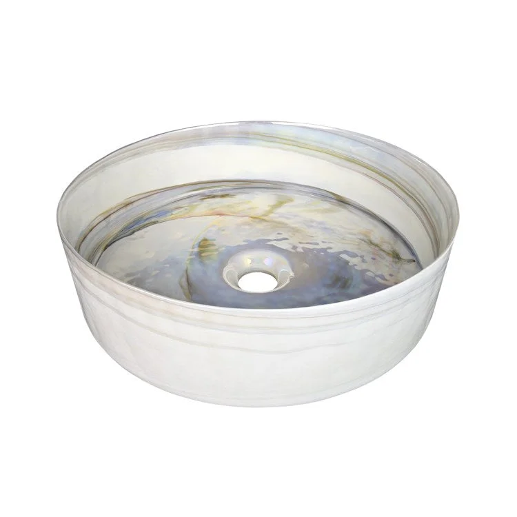 Positano 16" Vessel Sink in Abalone