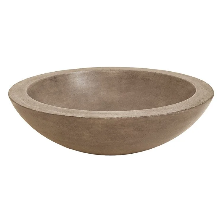 Morro 17" Round NativeStone Vessel Bathroom Sink