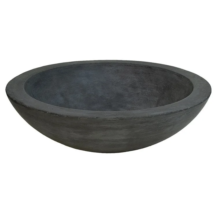 Morro 17" Round NativeStone Vessel Bathroom Sink