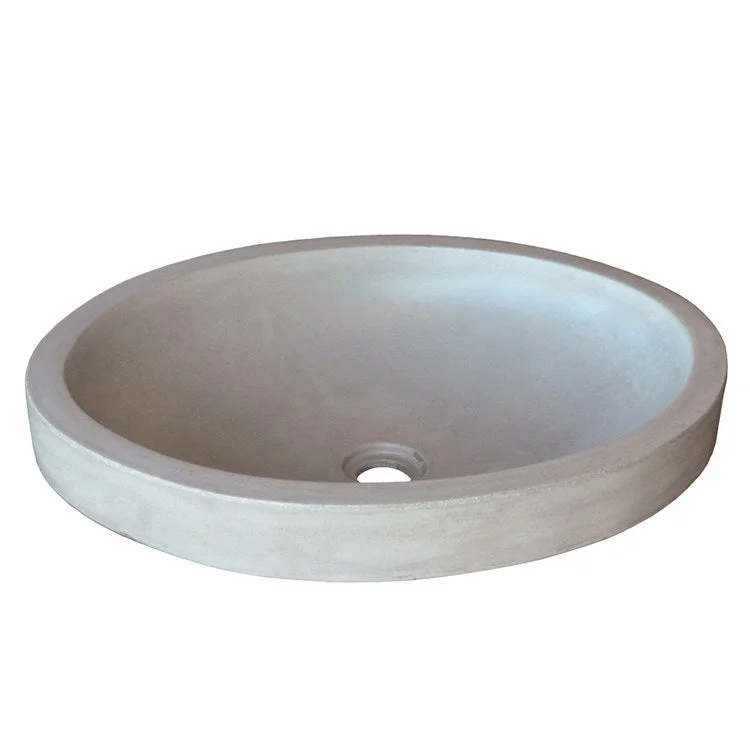 Tolosa 19-1/2" Oval NativeStone Drop-In/Undermount Bathroom Sink