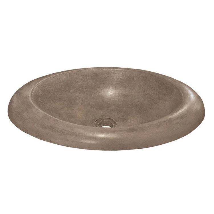 Cuyama 21" Oval NativeStone Drop-In Bathroom Sink