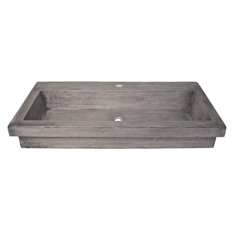 Trough 3619 36" Rectangular NativeStone Drop-In Bathroom Sink