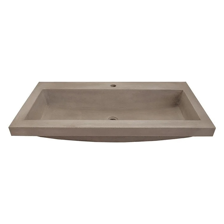 Trough 3619 36" Rectangular NativeStone Drop-In Bathroom Sink