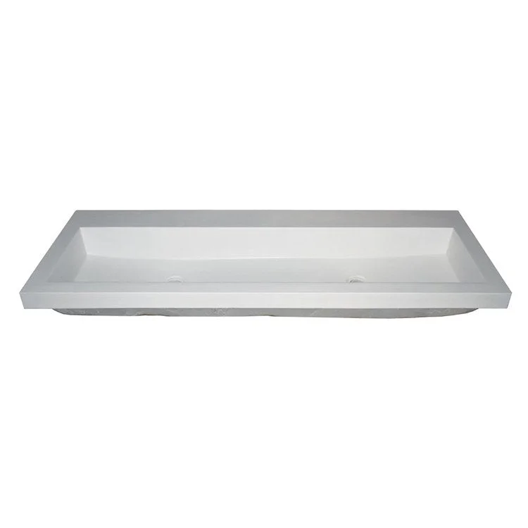 Trough 4819 48" Rectangular NativeStone Drop-In Bathroom Sink