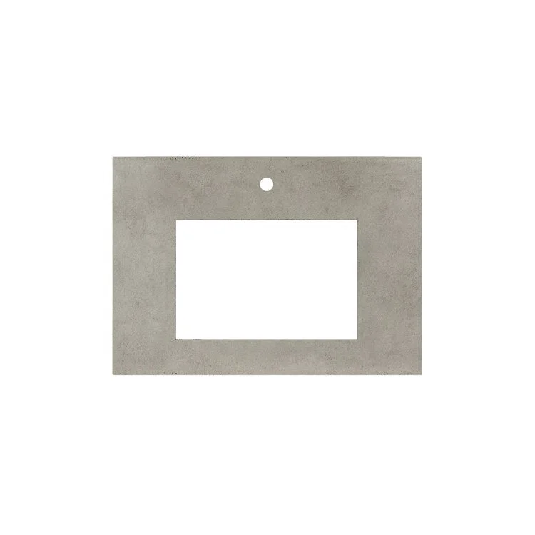 NativeStone 30" x 21.75" Single Vanity Top with Rectangular Sink Cutout for Single-Hole Faucet