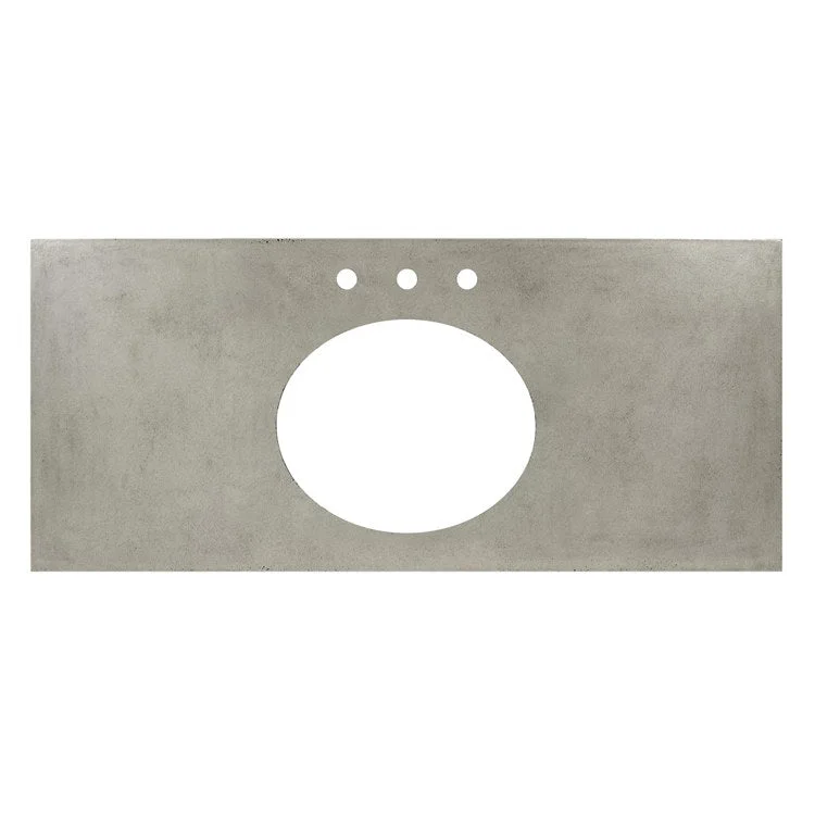 NativeStone 48" x 21.75" Single Vanity Top with Oval Sink Cutout for 8" Widespread Faucet